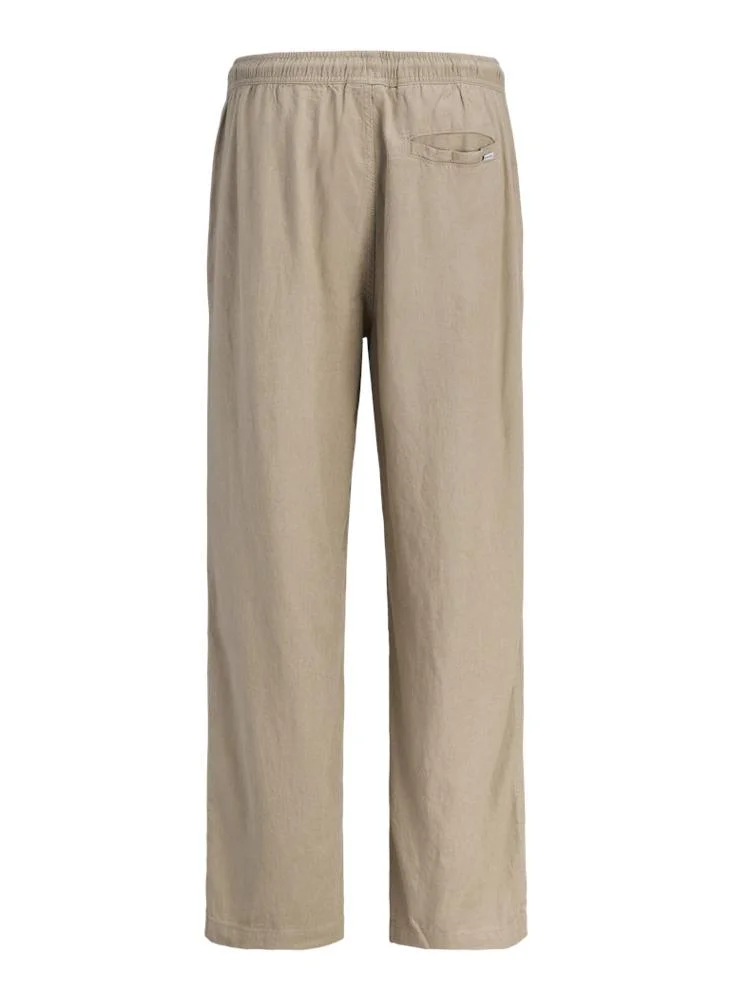 JACK & JONES  Bill Andros Linen Blend Jogger Pants for Men | Best Price UAE